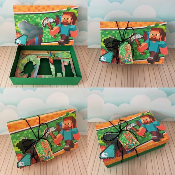 Mini Confeiteiro Minecraft Páscoa
