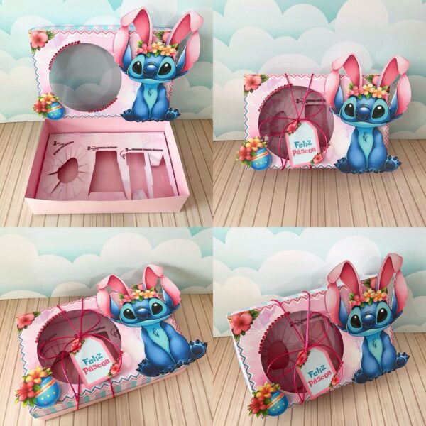 Mini Confeiteiro Stitch Páscoa