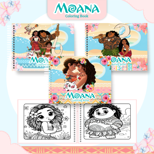 Livro de Colorir Moana
