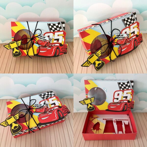 Mini Confeiteiro Carros Páscoa