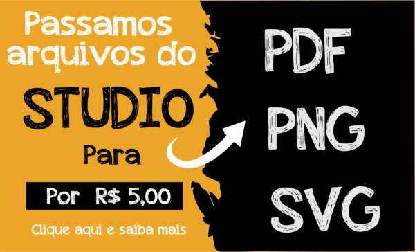Passar Arquivo De Studio Para PDF/SVG/PNG