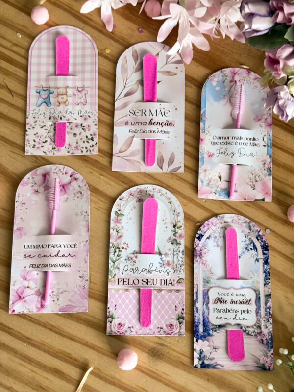 Card Mimos Vertical 6cm x 12cm Dia das Mães - Image 4