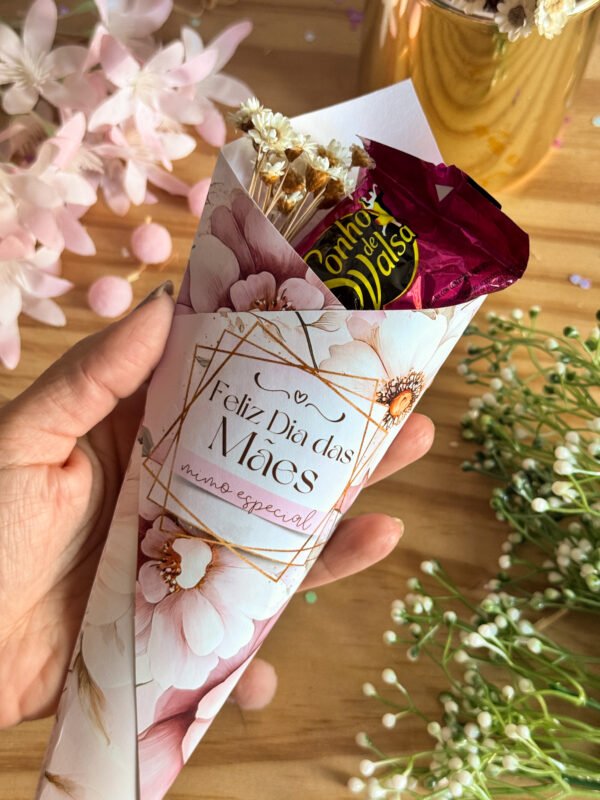 Mini Buquê para bombons Dia das Mães - Image 2