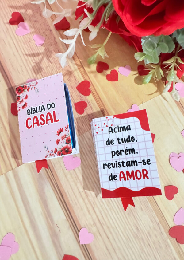 Mini Bíblia Dia dos Namorados