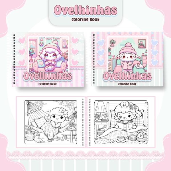 Livro de Colorir Ovelhinha