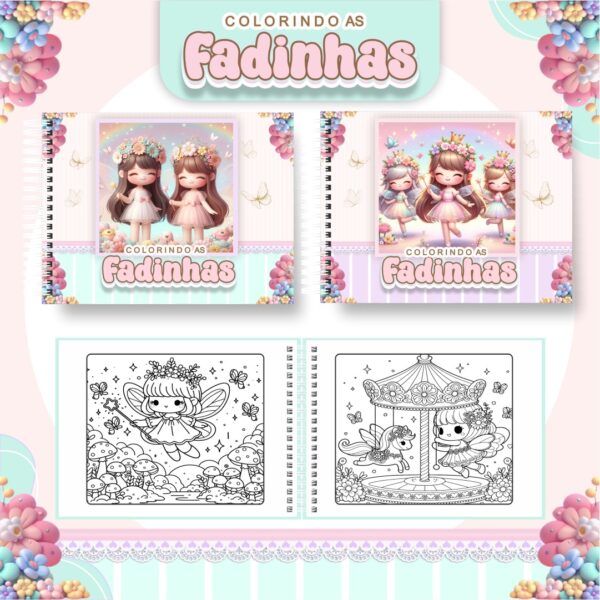 Livro de Colorir Fadinha