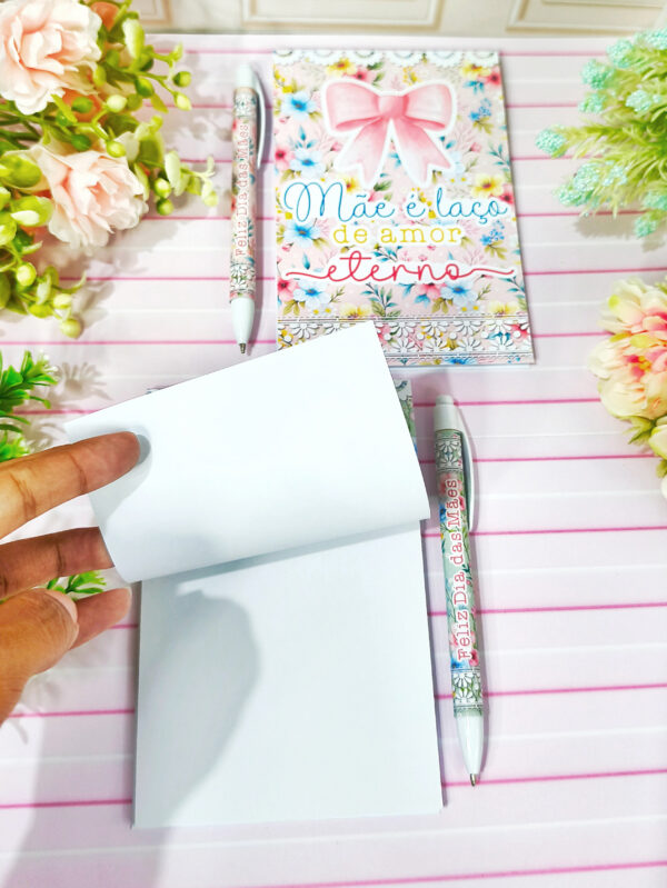 Capa Bloquinho + Caneta Dia das Mães - Image 7