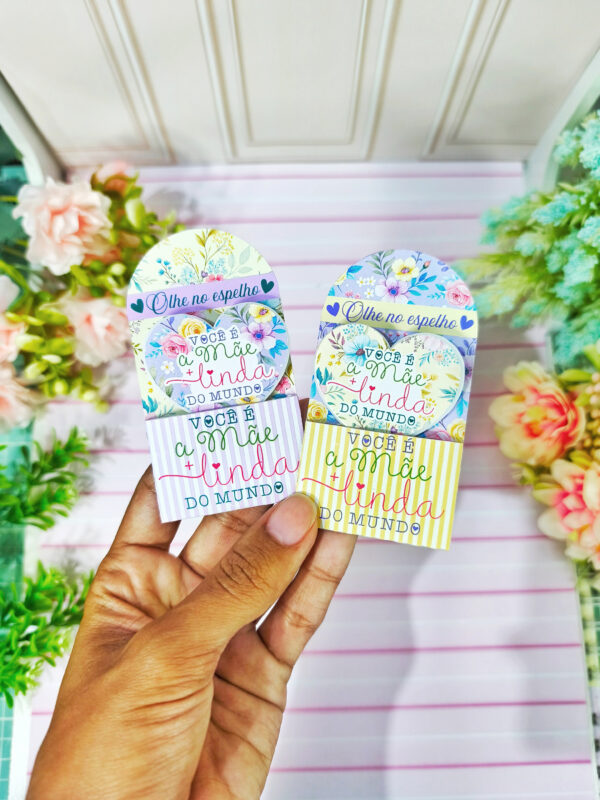 Card Espelho Coração Dia das Mães - Image 3