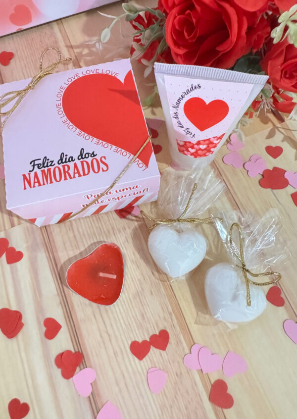 Caixa Quadrada Dia dos Namorados