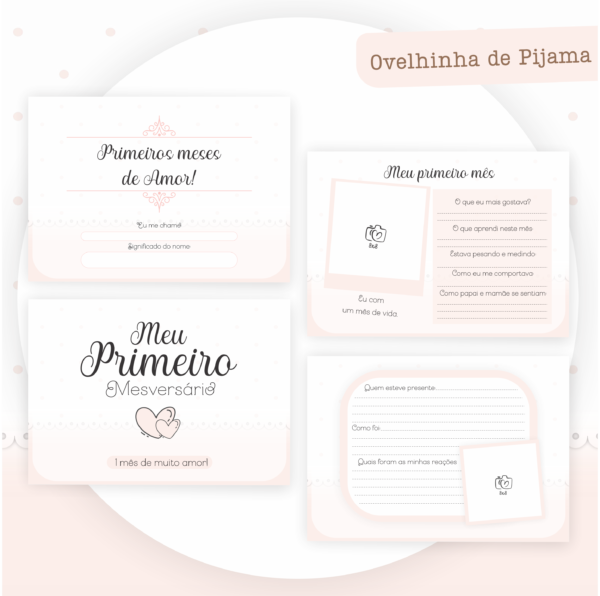 Combo Encadernação Infantil  Ovelhinha de Pijama - Image 11
