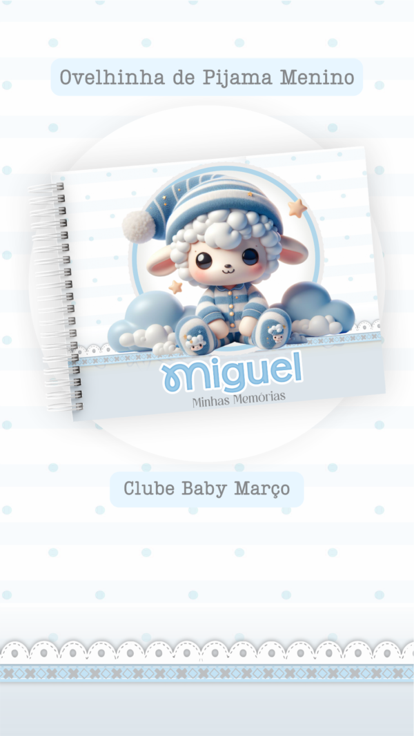 Combo Encadernação Infantil  Ovelhinha de Pijama - Image 9