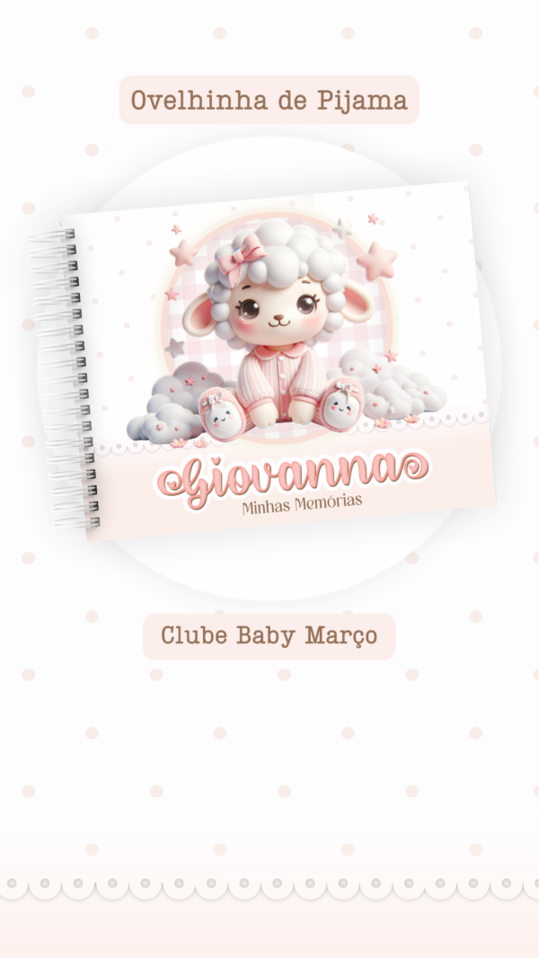 Combo Encadernação Infantil  Ovelhinha de Pijama - Image 12