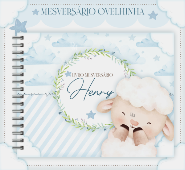 Combo Encadernação Infantil  Ovelhinha - Image 3