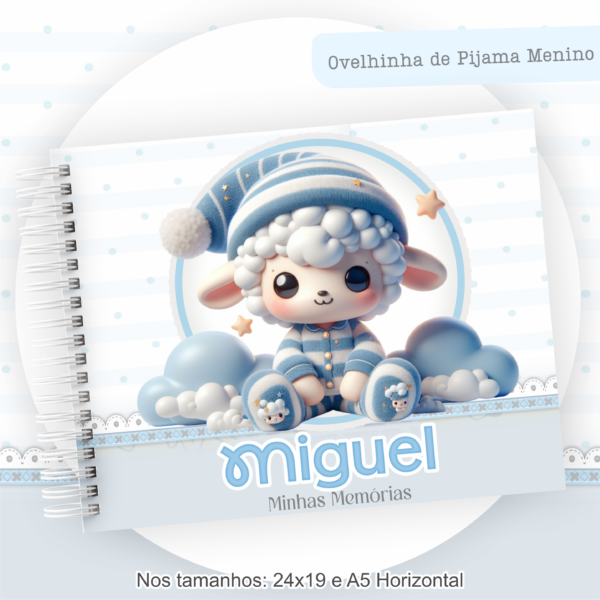 Combo Encadernação Infantil  Ovelhinha de Pijama - Image 7