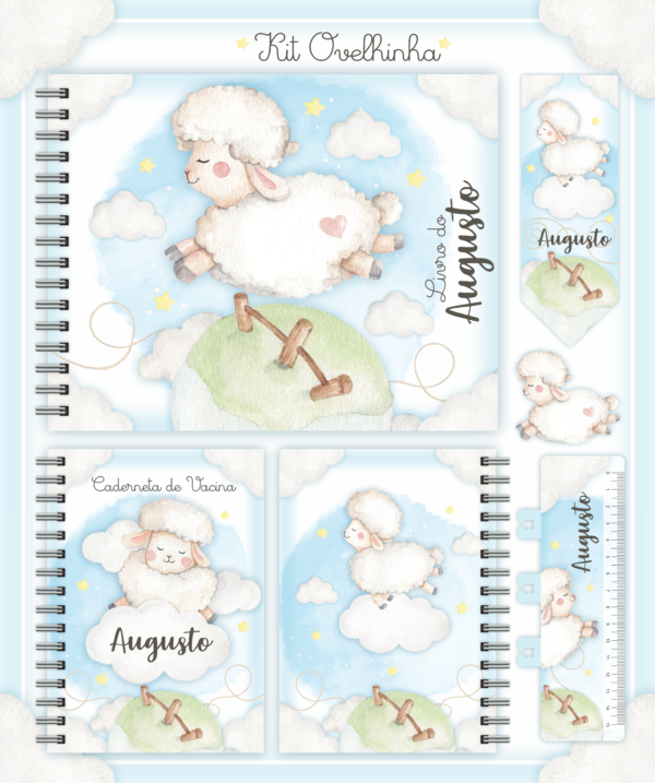 Combo Encadernação Infantil Ovelhinha - Image 2