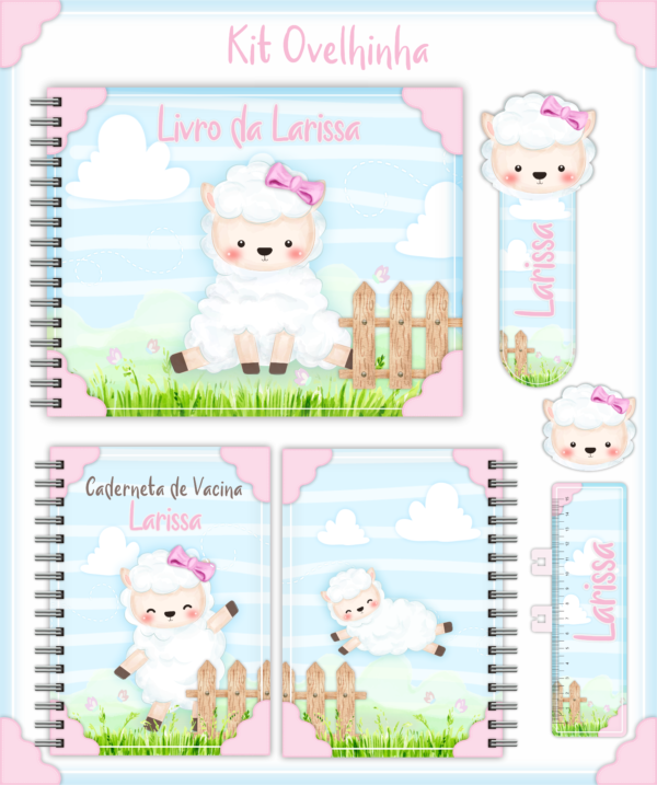 Combo Encadernação Infantil Ovelhinha - Image 5