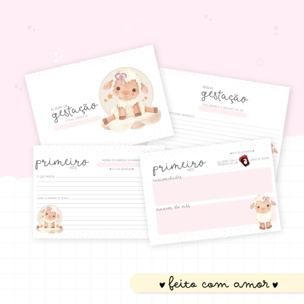 Combo Encadernação Infantil  Ovelha - Image 10